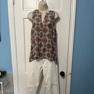 Joie Sleeveless Silk Top